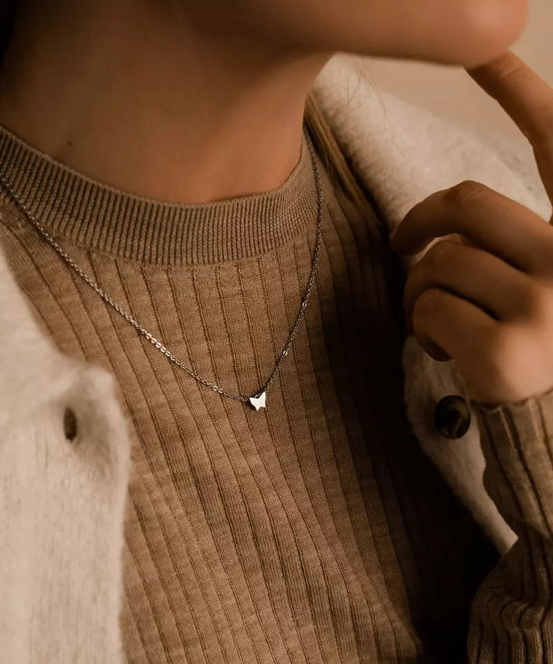 High Quality Stainless (316L) Butterfly Necklace 40-45cm
