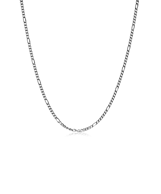 High Quality Stainless (316L) Tiny Figaro Necklace 48-52cm