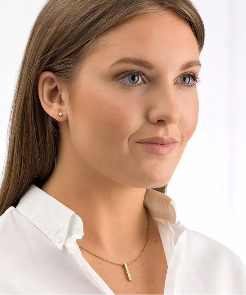 High Quality Stainless (316L) Brilliance Straight Gold Necklace 40-45cm