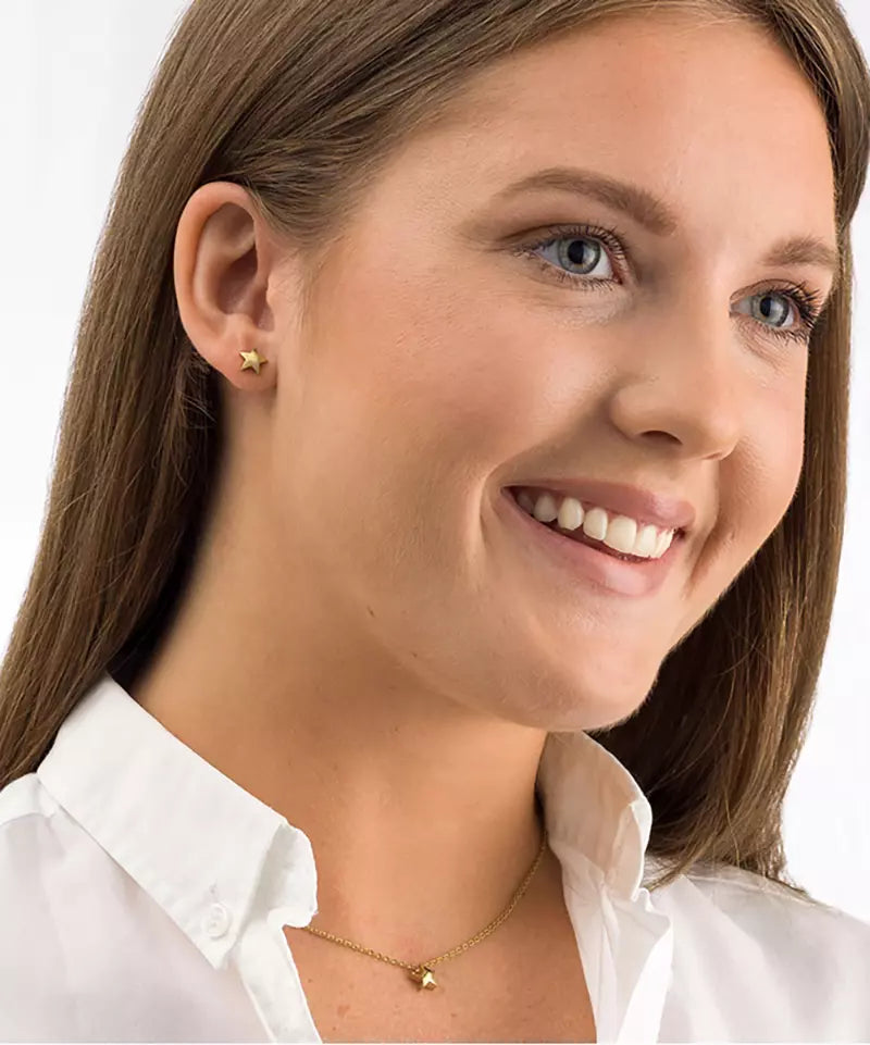 High Quality Stainless (316L) Star Gold Necklace 40-45cm