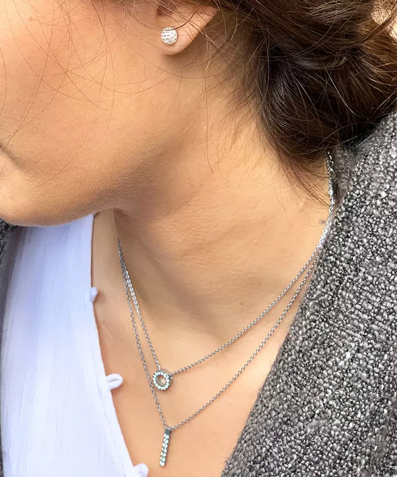 High Quality Stainless (316L) Brilliance Puck Hollow Necklace 40-45cm