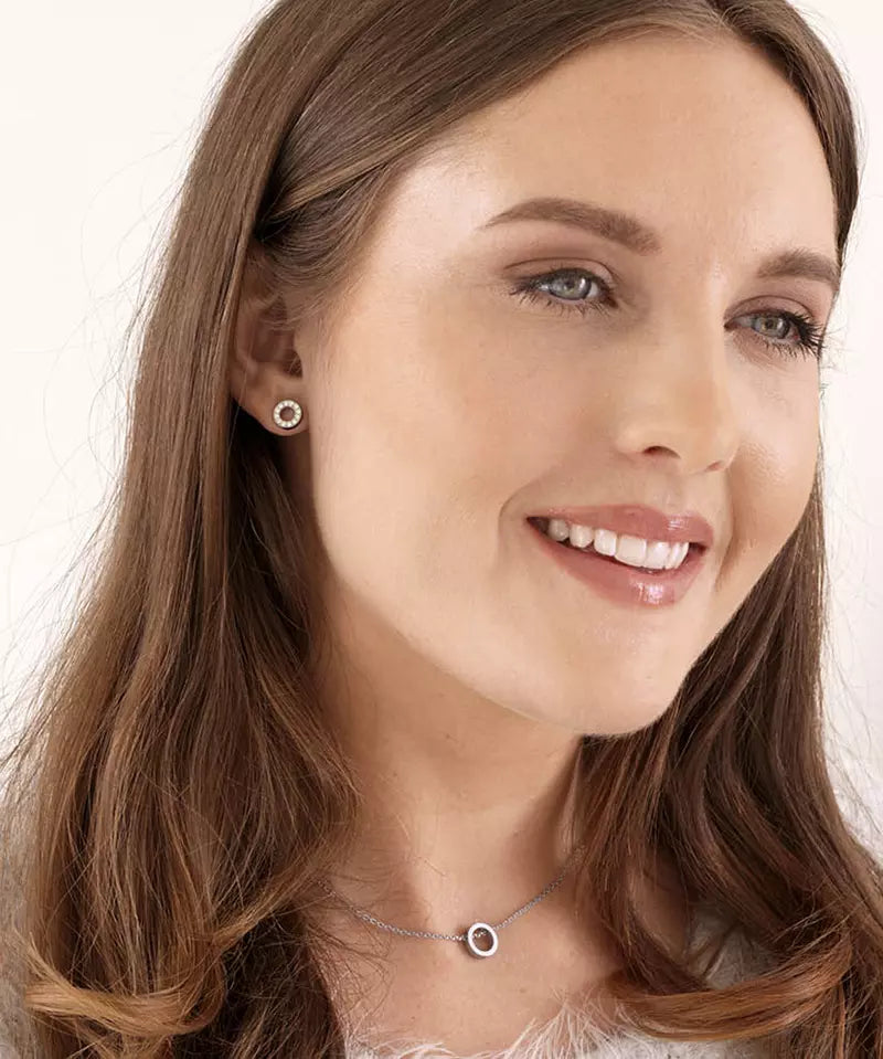 High Quality Stainless (316L) Puck Hollow Necklace 40-45cm