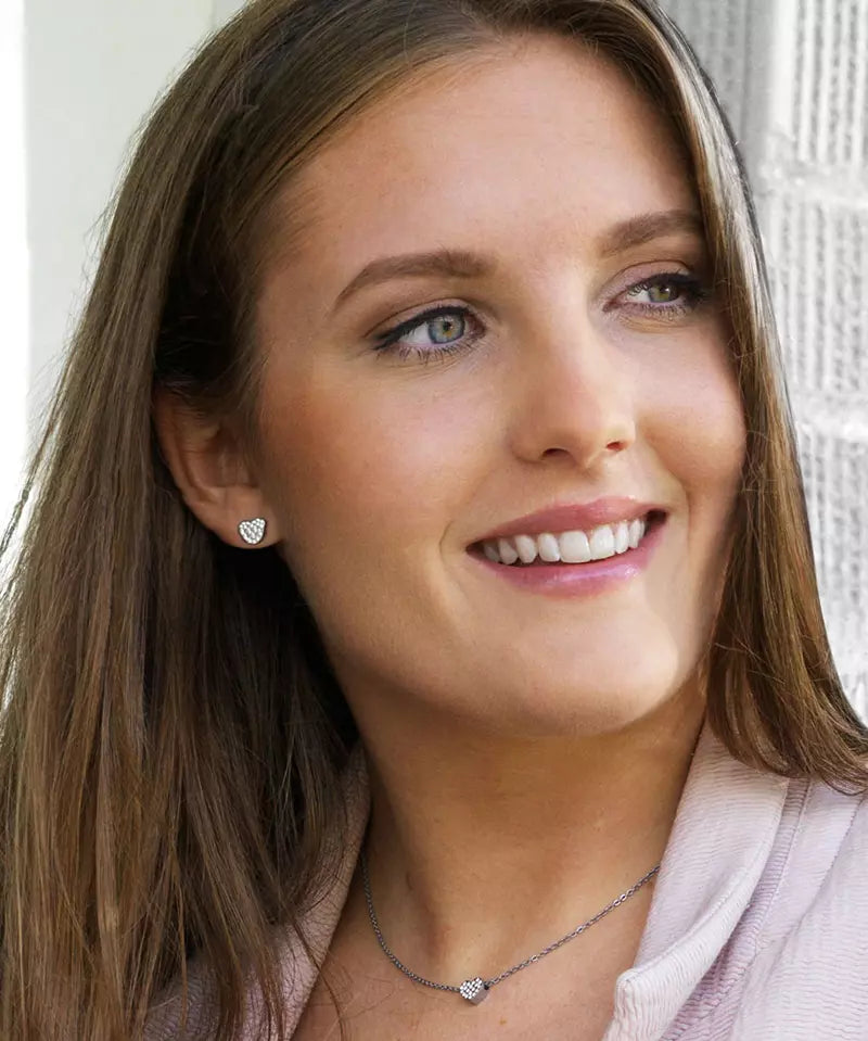 High Quality Stainless (316L) Brilliance Heart Necklace 40-45cm