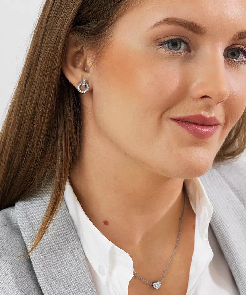 High Quality Stainless (316L) Brilliance Heart Necklace 40-45cm