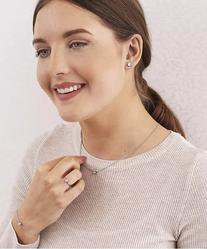 High Quality Stainless (316L) Bezel Necklace 40-45cm