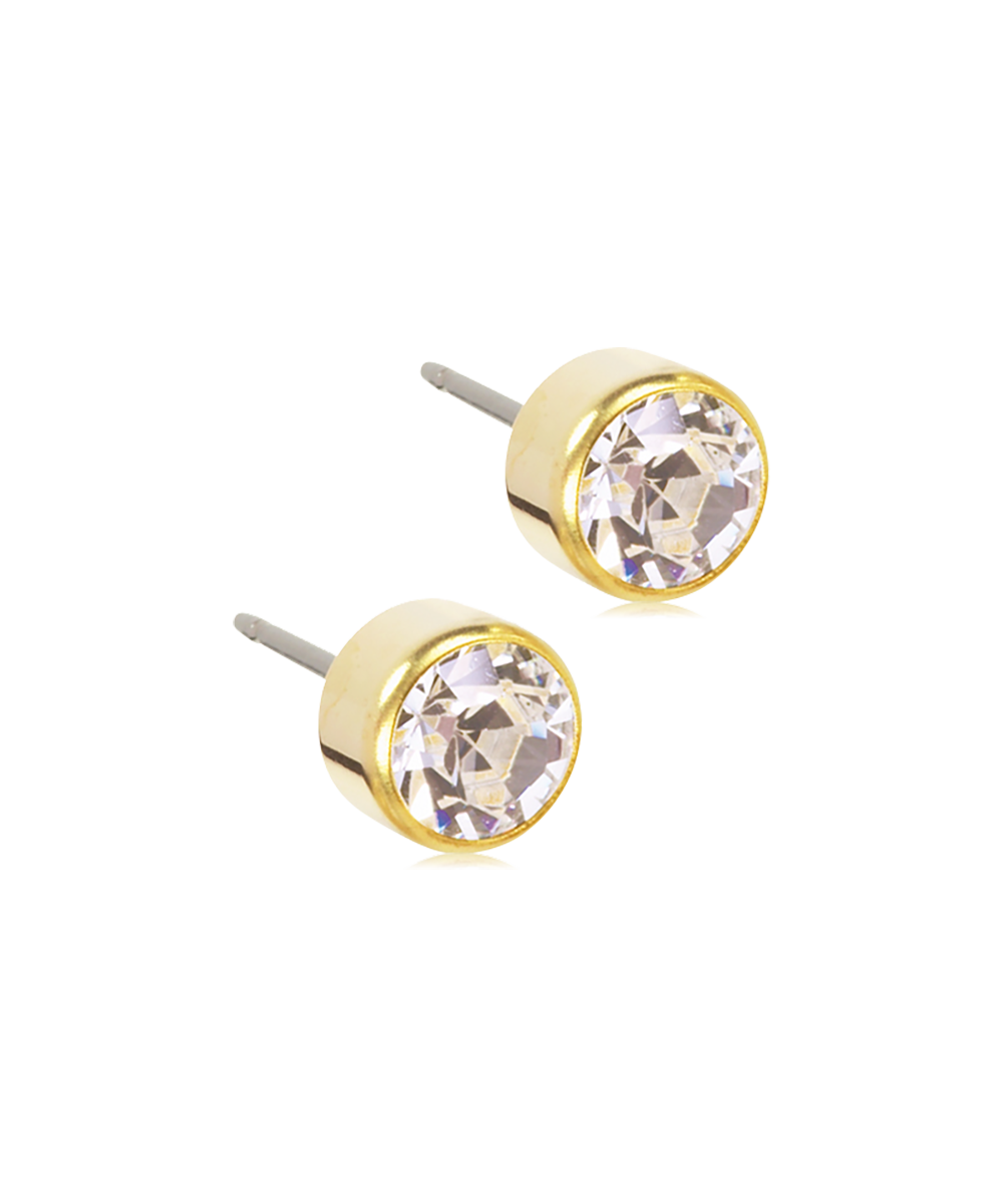 Gold Titanium Bezel Crystal