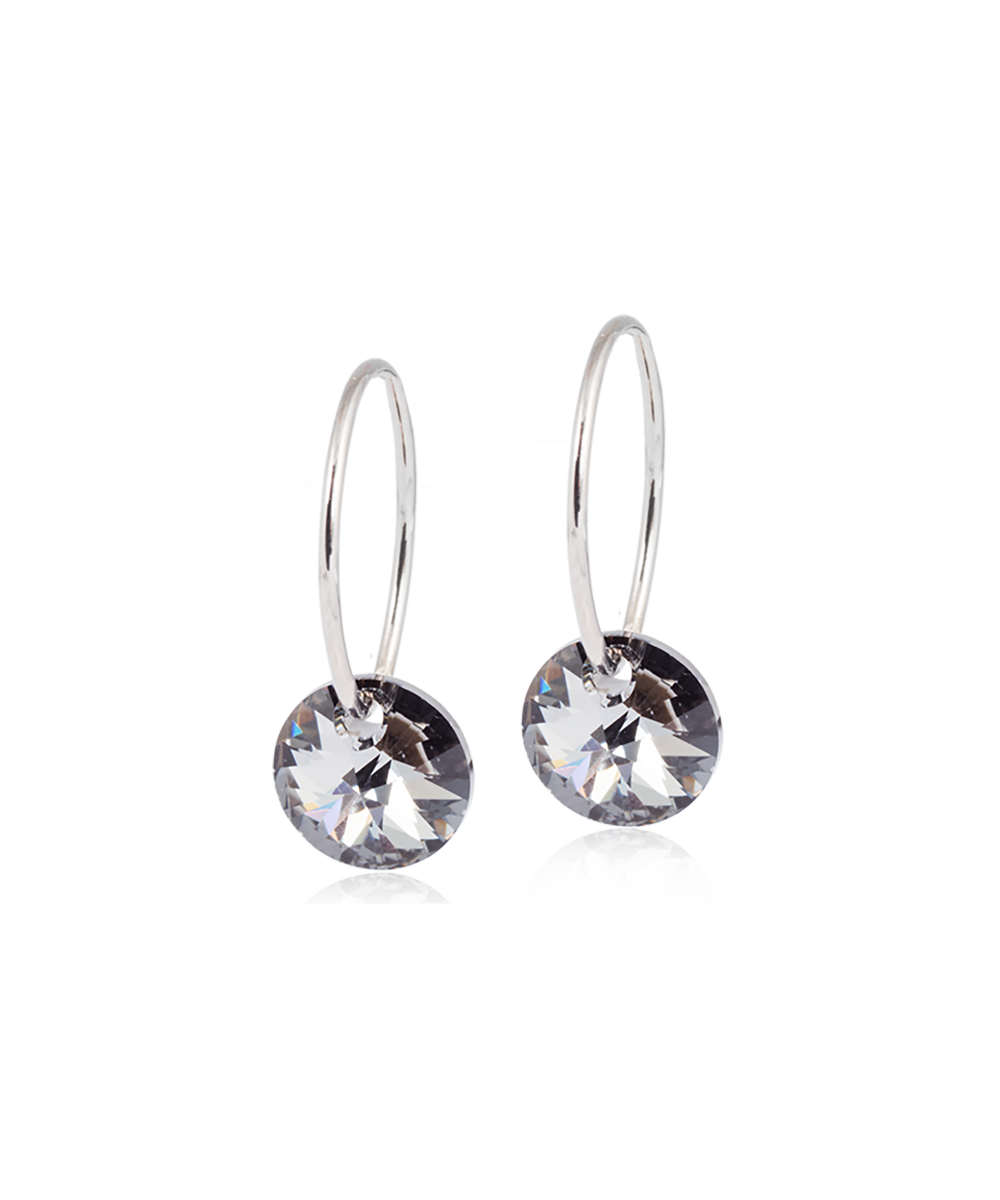 Natural Titanium Round Grey Diamond 8mm (New)