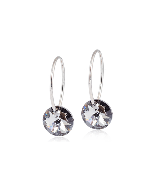 Natural Titanium Round Grey Diamond 8mm (New)