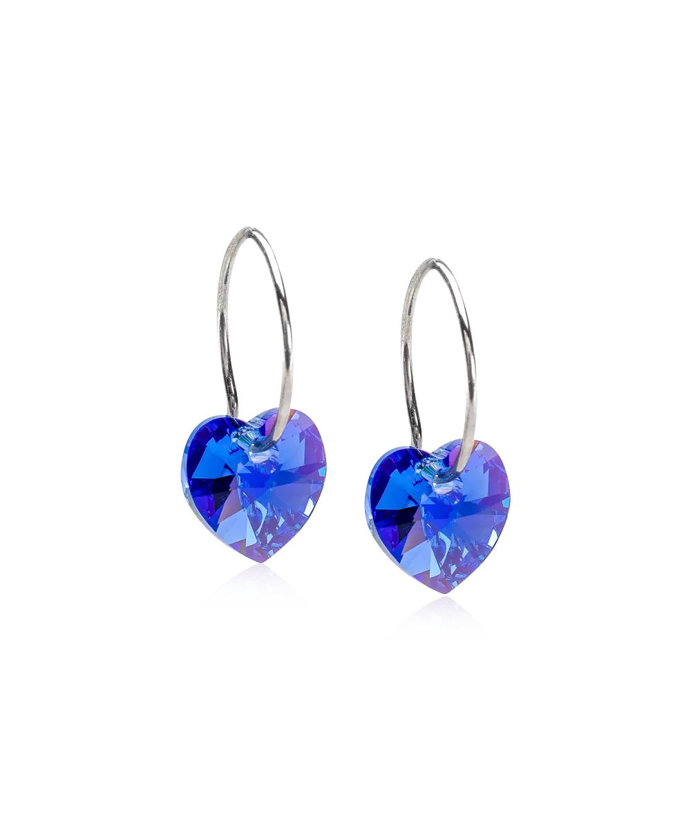 Natural Titanium Heart Sapphire 14mm