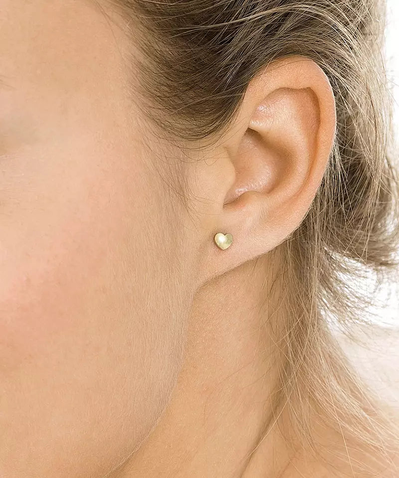 Gold Titanium Heart 5mm