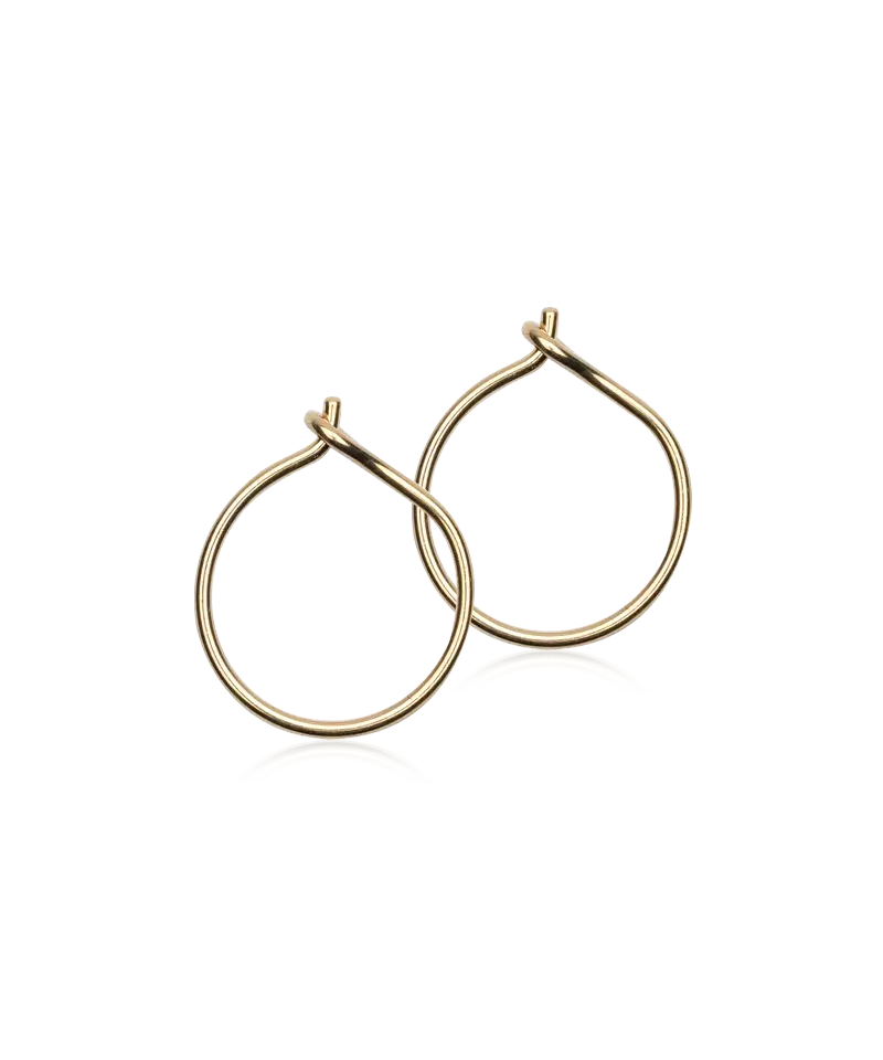 Gold Titanium Ear Ring (New)