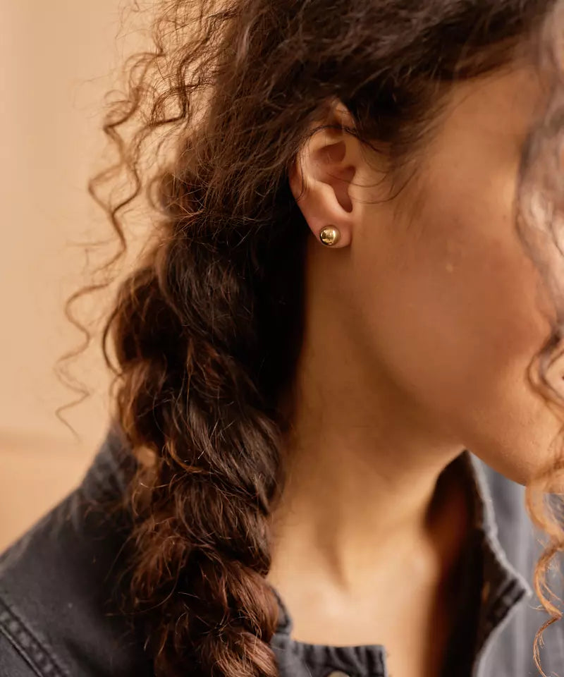 Gold Titanium Half Ball 8mm (NEW)