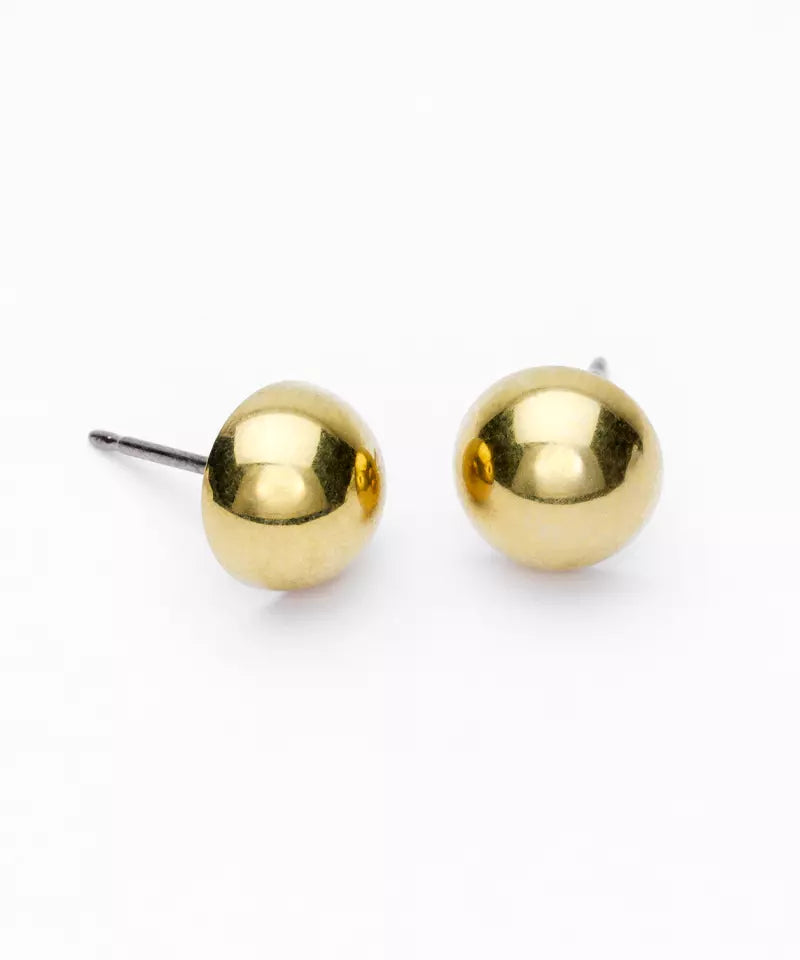 Gold Titanium Half Ball 8mm (NEW)