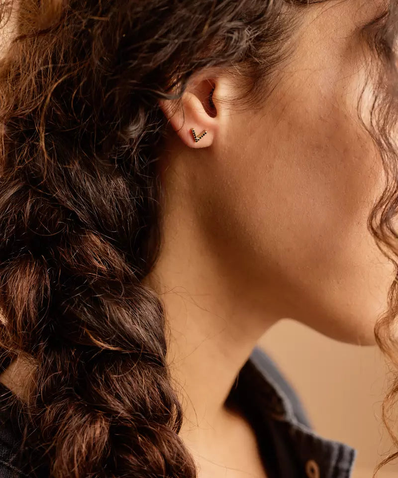 Gold Titanium Brilliance V Black 8mm (NEW)