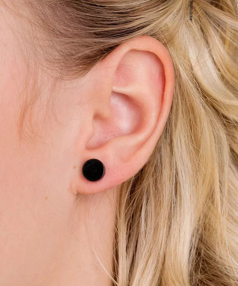 Black Titanium Puck 8mm