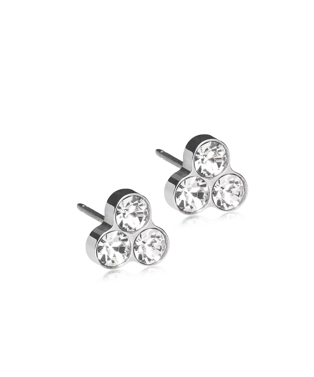 Natural Titanium Clover 8mm