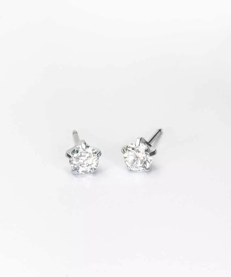 Natural Titanium Tiffany Precious Cubic Zirconia 5mm