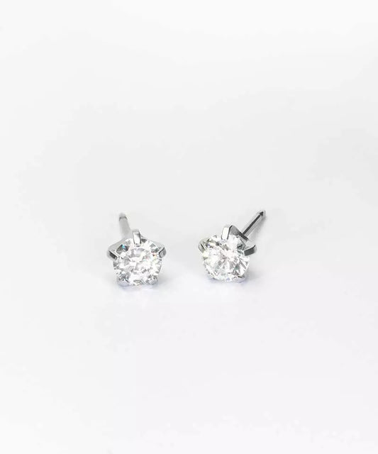 Natural Titanium Tiffany Precious Cubic Zirconia 5mm