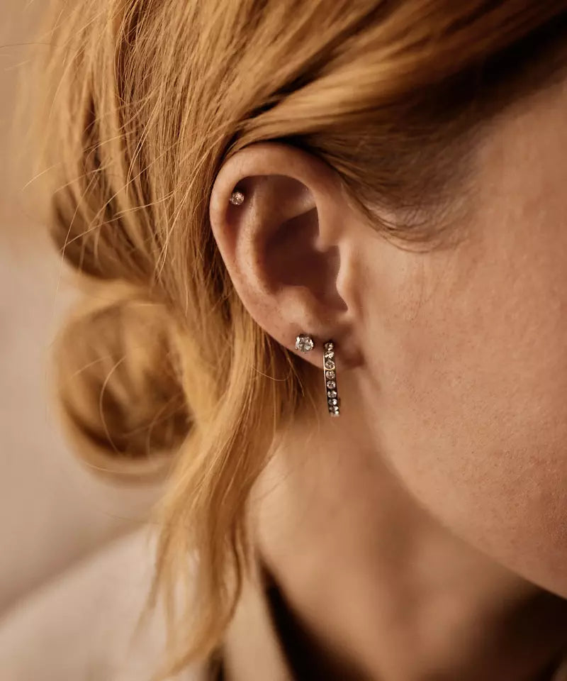 Natural Titanium Tiffany Precious Cubic Zirconia 5mm