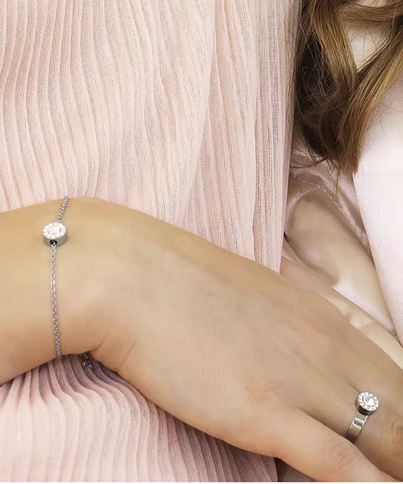 High Quality Stainless (316L) Brilliance Halo Bracelet 14-19cm