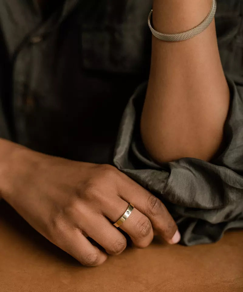 High Quality Stainless (316L) Mesh Gold Bracelet 15.5-19cm