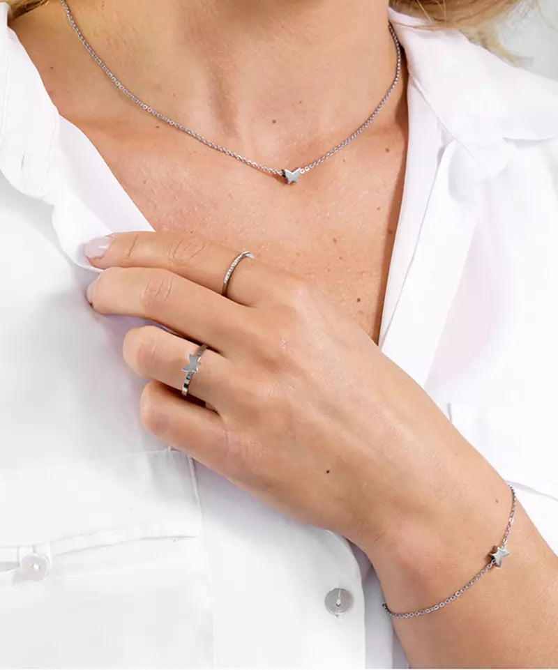 High Quality Stainless (316L) Butterfly Necklace 40-45cm