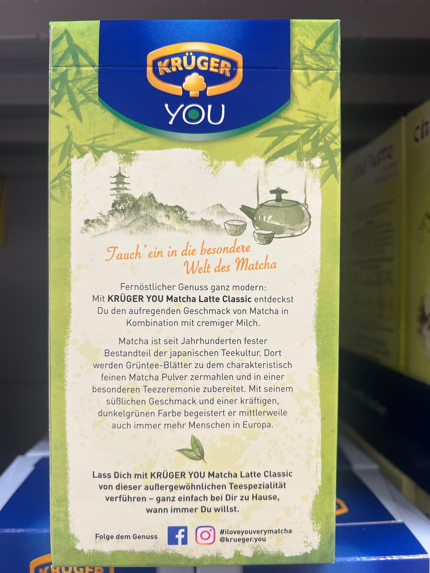 KRUGER Matcha Latte (Original) 10x25g