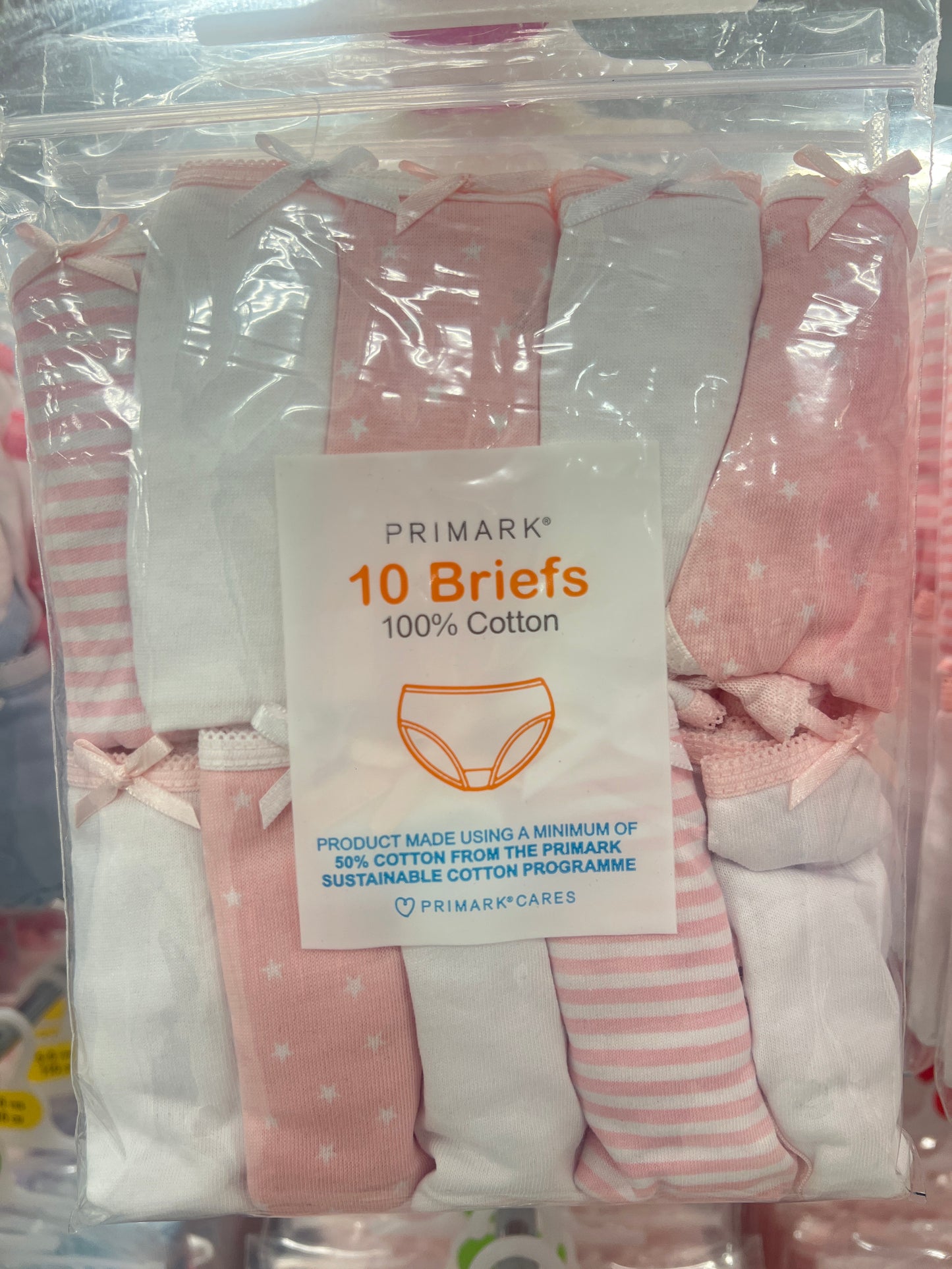 Panties Primark mixed Pink 10’s