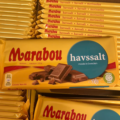 Marabou Milk Chocolate Salted 185g