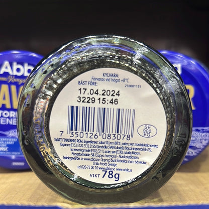 ABBA Caviar Rom (Fine Grain) Black 80g