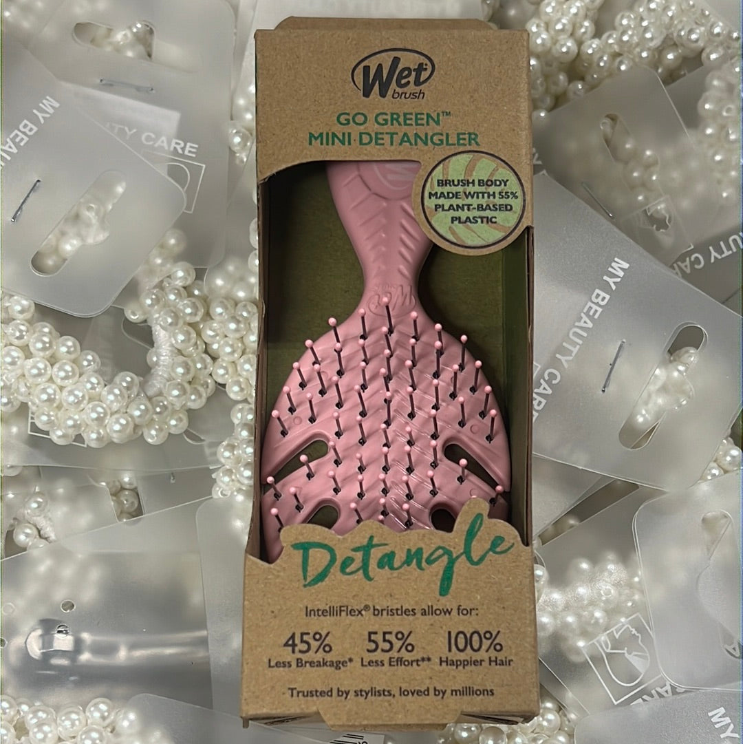 WET Brush Go Green Mini Detangler Pink