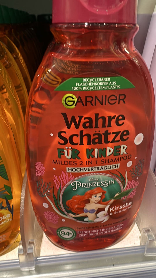 Garnier Respons 2in1 Kids Shampoo Cherry Extract & Almond Oil 250gm