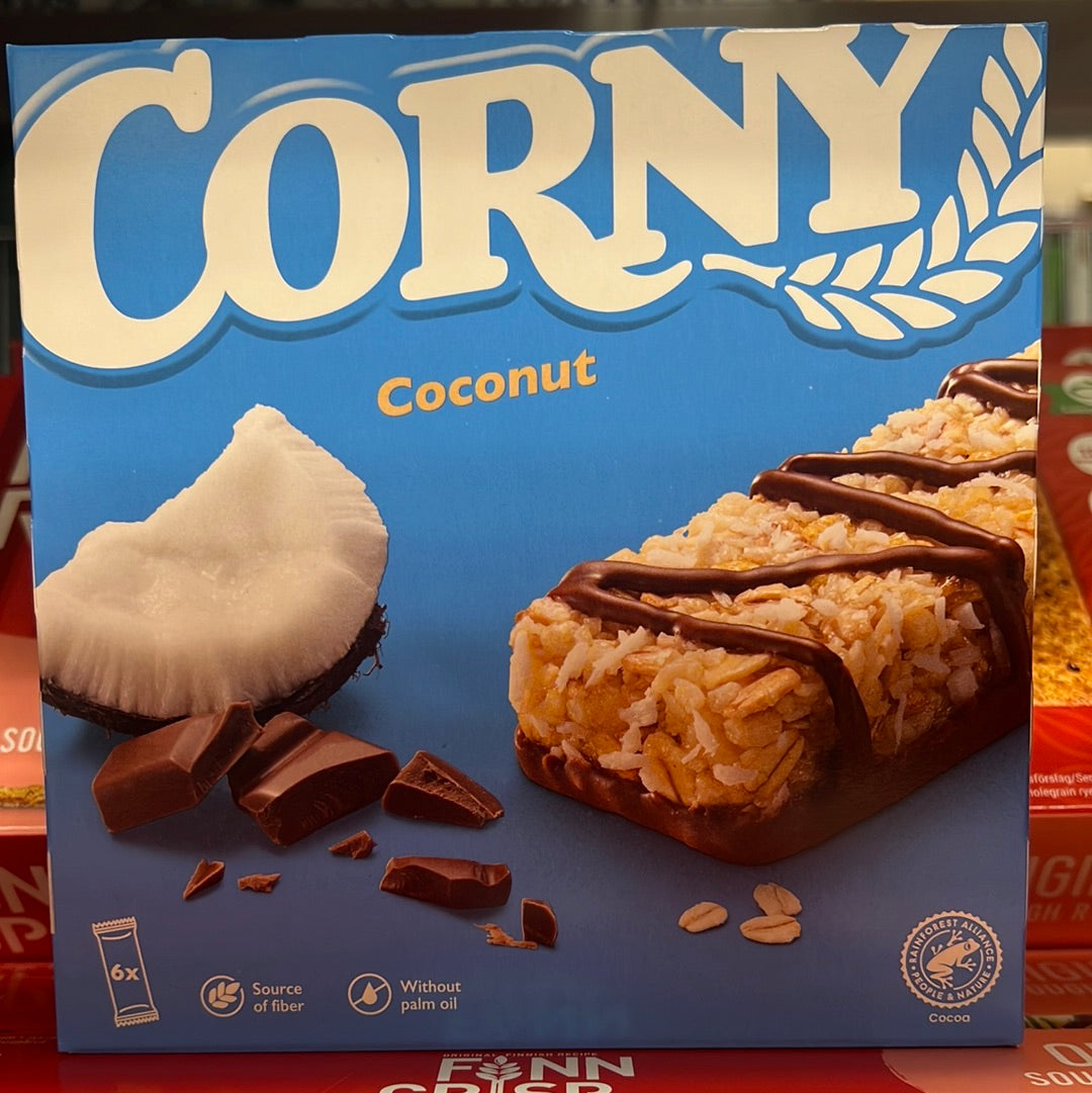 Corny Cereal Bar Coconut 6 x 25g