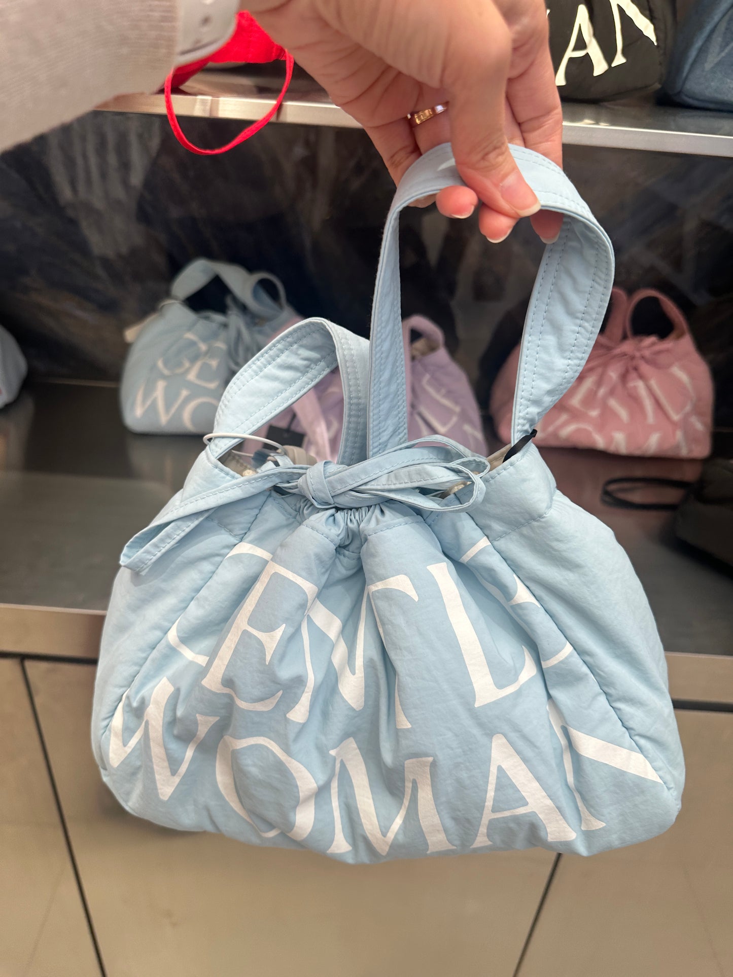 Gentle Woman Dumpling Tote Blue