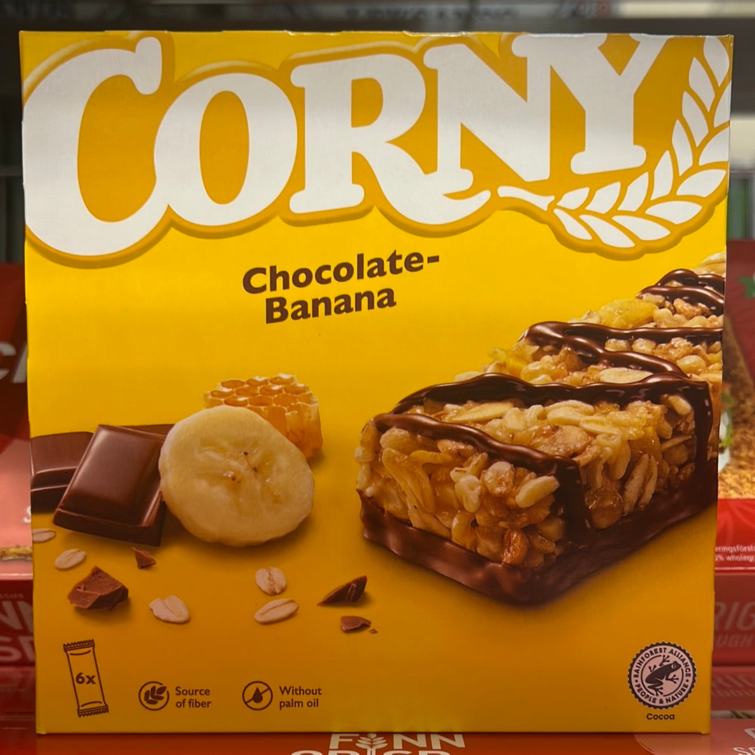 Corny Cereal Bar Chocolate Banana Honey 6 x 25g