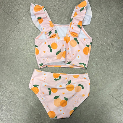 SwimWear Oranges 2-Pieces 100% Polyester