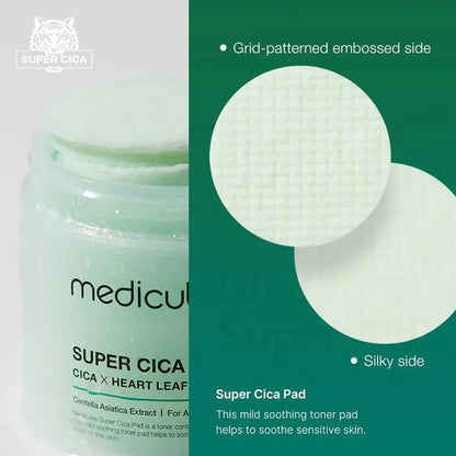 MEDICUBE SUPER Cica Toner Pad 70pcs