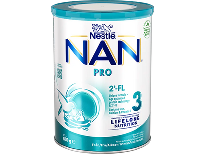 Nestlé NAN PRO 3 (800g x 6) SWEDEN +12 Months