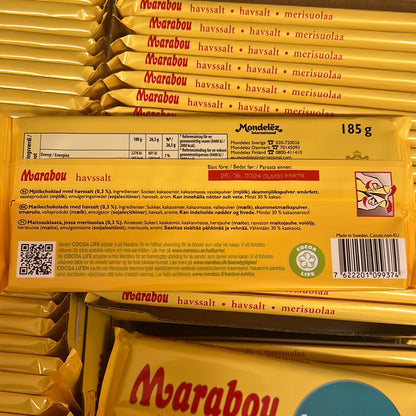 Marabou Milk Chocolate Salted 185g