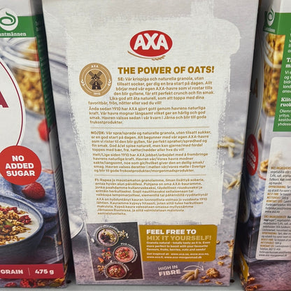 AXA Roasted Oats Granola (Natural) 475g (NEW)