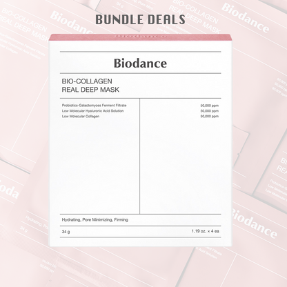 BIODANCE Bio-Collagen Real Deep Mask 4's (Bundle Deal)