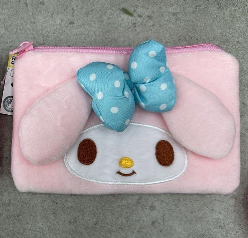 MyMelody Blue Ribbon Mini Rectangle Pouch (Licensed)