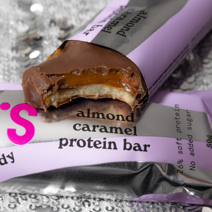 N!CK’S Protein Bar Almond Caramel (13g Protein, SUGAR FREE) 3x50g