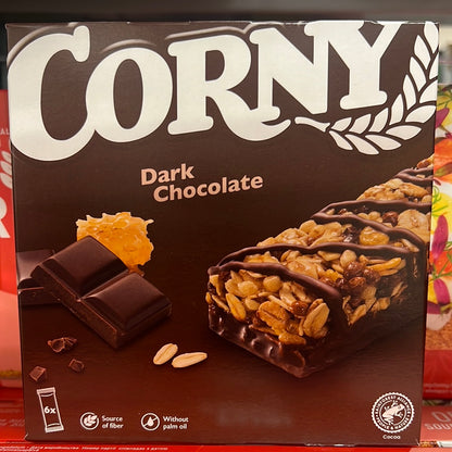 Corny Cereal Bar Dark Chocolate Honey 6 x 25g