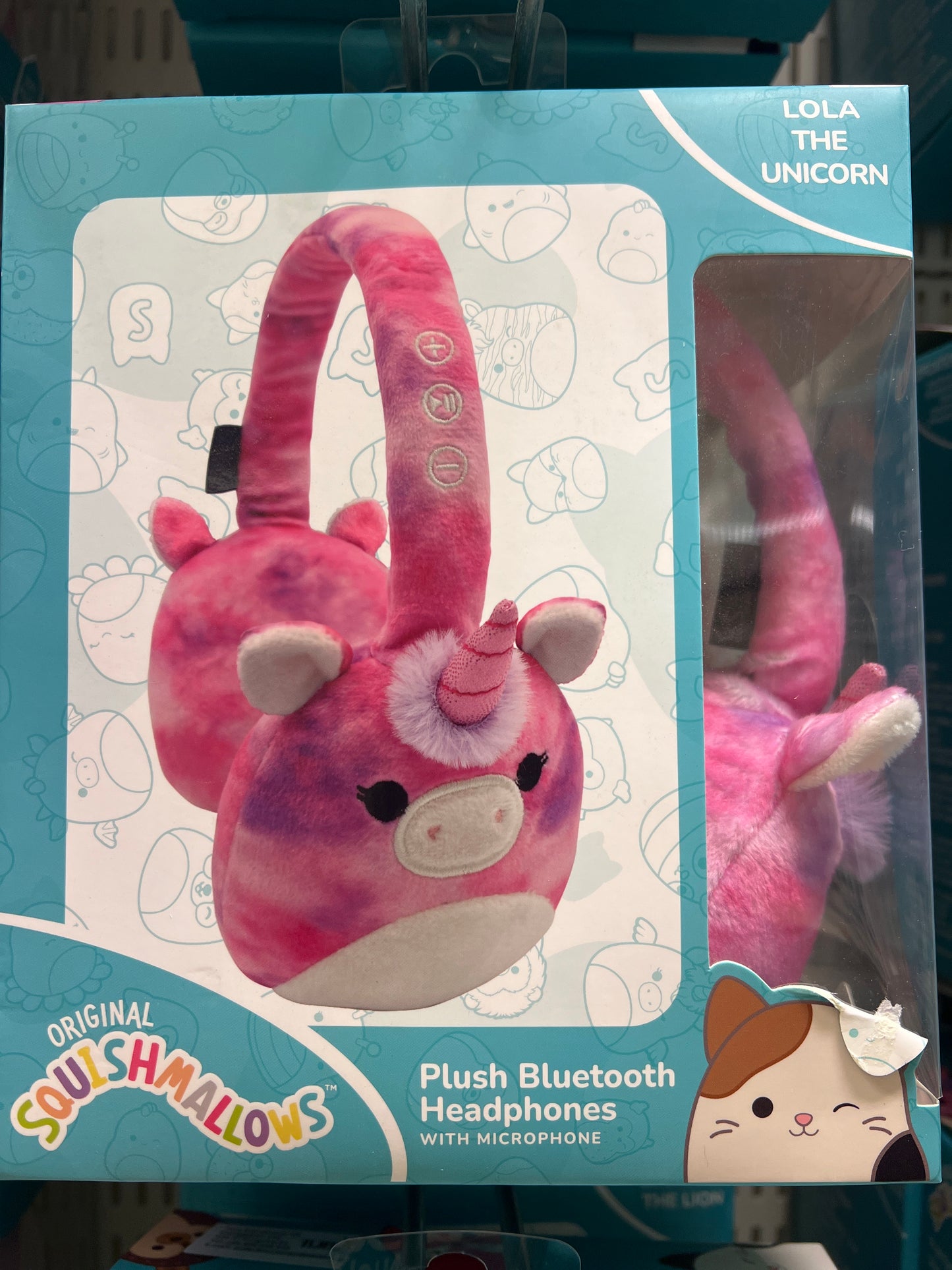 Squishmallows Plush Lola The Unicorn Headphones (WIRELESS)