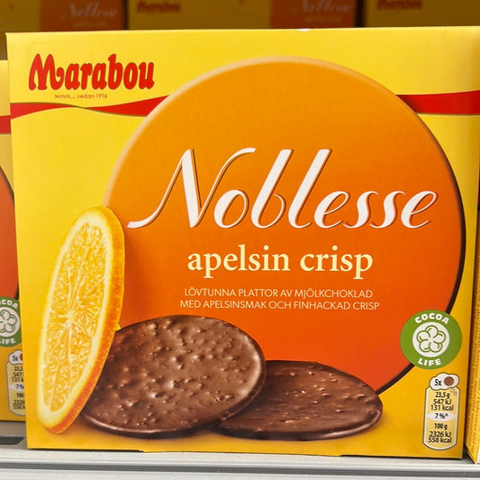 Marabou Noblesse Orange Chocolate Crisp Original 150g