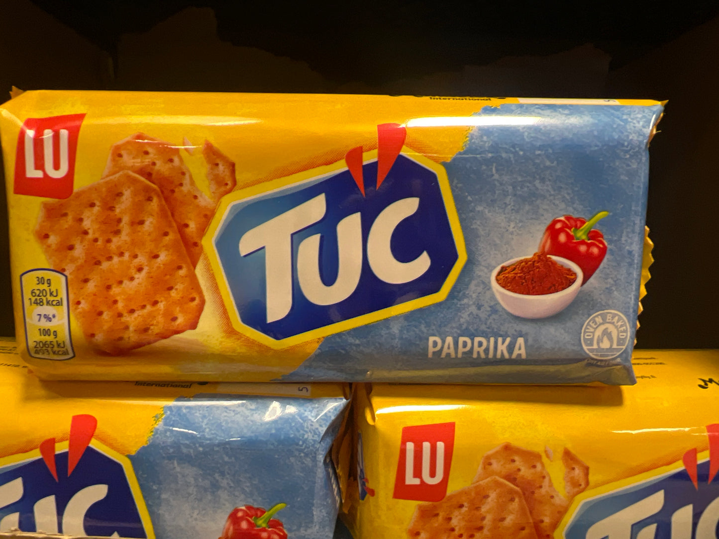 TUC Swedish Crackers Sweet Pappika 100g