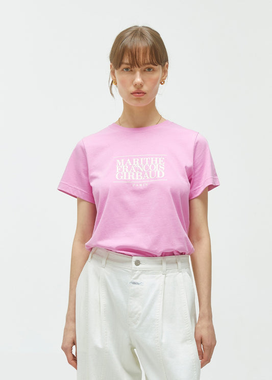 MARITHE - W CLASSIC TEE - PINK