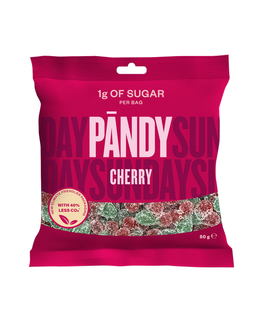 Pandy Gummy Cherry (1g Sugar per pack) 50g