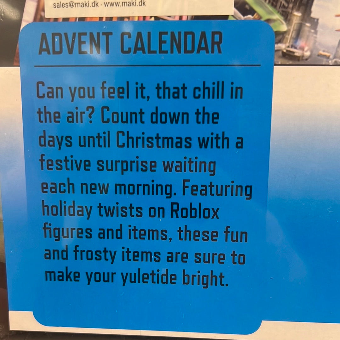 Advent Calendar Roblox 24 Surprises